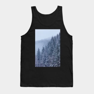 Snow-covered fir forest Tank Top